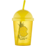 BICCHIERE CON CANNUCCIA GIALLO