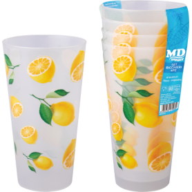 BICCHIERI 4PZ TROPICAL