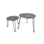 SET TAVOLINI GRIGIO 2PZ