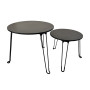 SET TAVOLINI COLORE NERO 2PZ