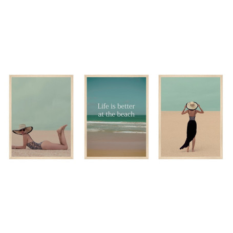 MD CASA SET QUADRI MDF 3PZ 30X40cm