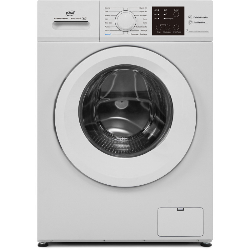 DAYA DSW61025M18A1 LAVATRICE CARICA FRONTALE SLIM 6KG 1000RPM