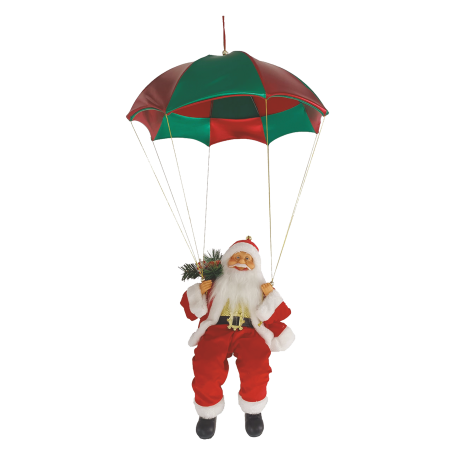 BABBO NATALE CON PARACADUTE