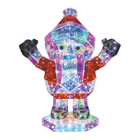 LUCI NATALIZIE IN PLASTICA