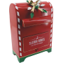 CASSETTA LETTERE IN METALLO ROSSO