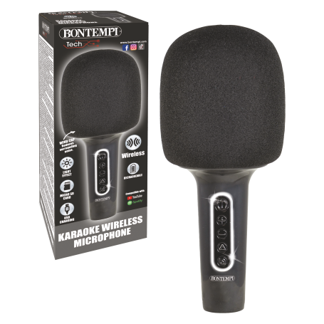 BONTEMPI MICROFONO WIRELESSE CON ALTOPARLANTE