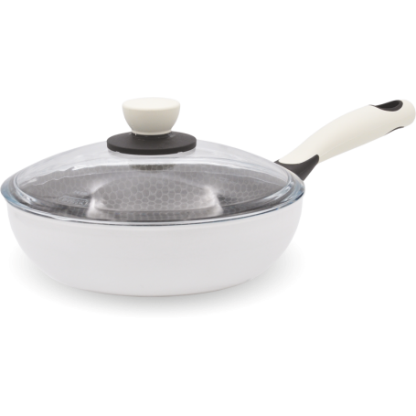 ACCADEMIA MUGNANO PADELLA ALTA NIDO D'APE 28CM BIANCO