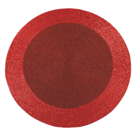 MD CASA SOTTOPIATTO ROSSO 35CM