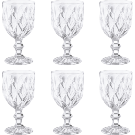 MD CASA SET CALICI IN VETRO 6PZ 350ml