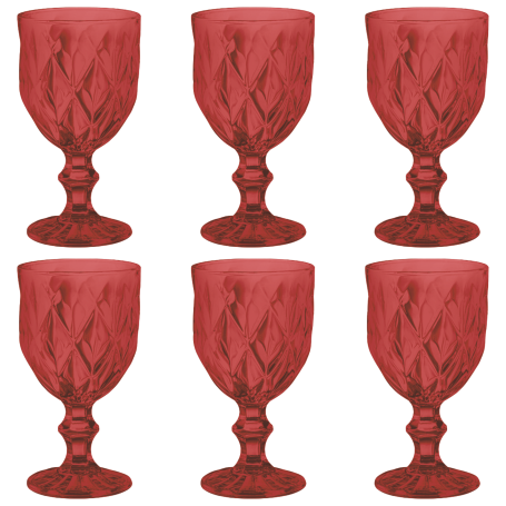 MD CASA SET CALICI IN VETRO 6PZ 350ml