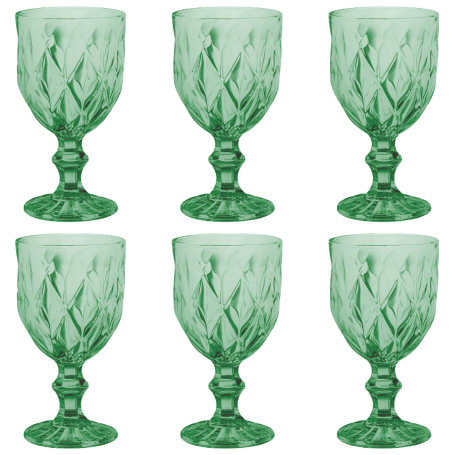 MD CASA SET CALICI IN VETRO 6PZ 350ml