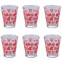 BICCHIERI ESPRESSINO CUORI 90ML 6PZ