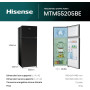 HISENSE MTM55205BE FRIGORIFERO DOPPIA PORTA NERO 206LT