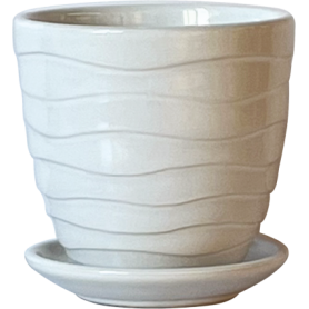 MD GARDEN VASO IN GRES PORCELLANATO 18CM FANTASIE VARIE