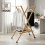 MOTTIWOOD - CARRELLO STIRA & APPENDI IN LEGNO