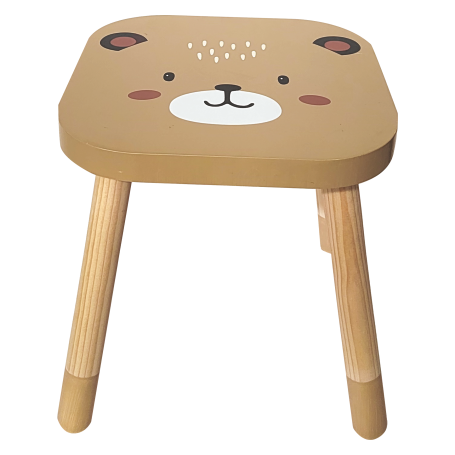 PICCOLINO BABY - SGABELLO IN LEGNO PER BAMBINI