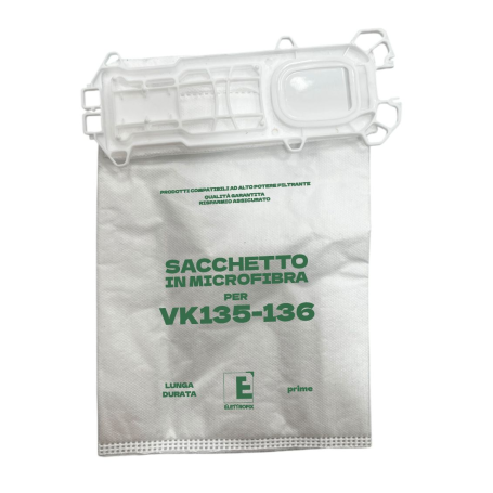 ELETTROFIX SACCHETTI ASPIRAPOLVERE FOLLETTO VK 135-136 6PZ