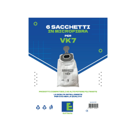 ELETTROFIX SACCHETTI ASPIRAPOLVERE FOLLETTO VK7