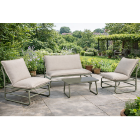 MD GARDEN SET GIARDINO DORA DIVANO 2 POLTRONE E TAVOLINO