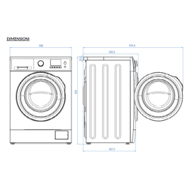 SANGIORGIO SG710 LAVATRICE 7KG 1000RPM