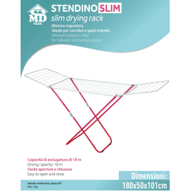 MD CASA  - STENDINO SLIM 180x50x101 CM