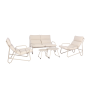 SET GIARDINO LOUNGE 5PZ BIANCO