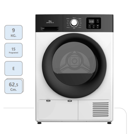 AKAI ASC9016EWK-W ASCIUGATRICE 9KG