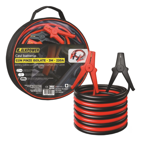 ALKPOWER - CAVI AVVIAMENTO BATTERIA 220A