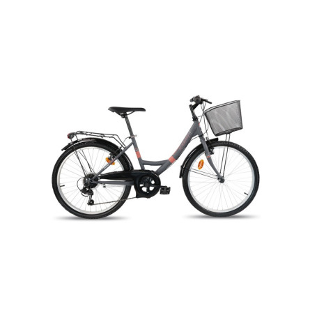DENVER BIKE BICICLETTA CITY VENERE 24'' ACCIAIO - MD WebStore