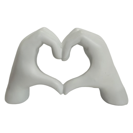 SCULTURA CUORE 24.5x8x14CM