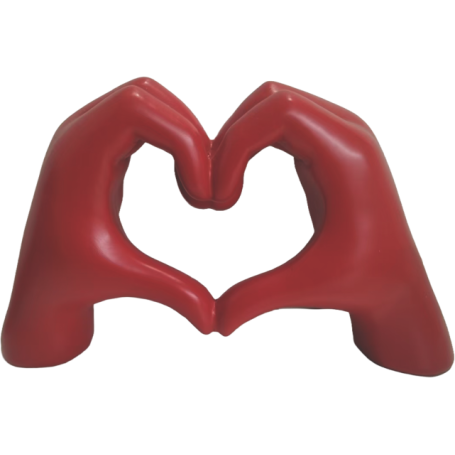 SCULTURA CUORE 24.5x8x14CM