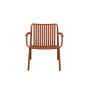 MD GARDEN -SEDIA CON BRACCIOLI ARANCIONE