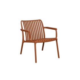 MD GARDEN -SEDIA CON BRACCIOLI ARANCIONE