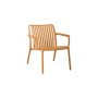 MD GARDEN - SEDIA CON BRACCIOLI GIALLA