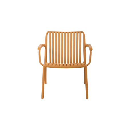 MD GARDEN - SEDIA CON BRACCIOLI GIALLA