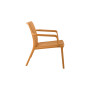 MD GARDEN - SEDIA CON BRACCIOLI GIALLA