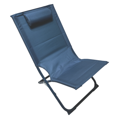 SEDIA BASSA PIEGHEVOLE BLU