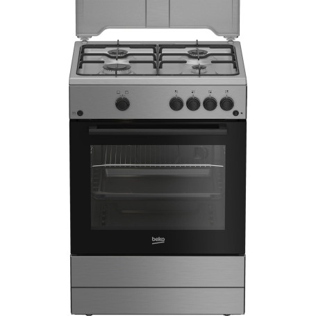 BEKO FBG62010DW CUCINA A GAS 4 FUOCHI INOX