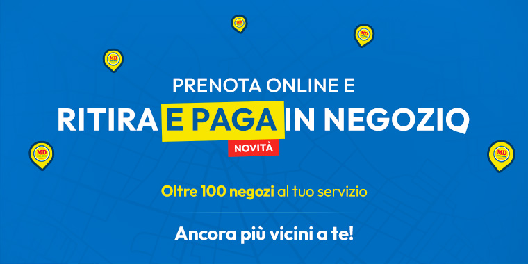 Prenota il tuo prodotto su MD Webstore