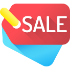 Icona etichetta sconto