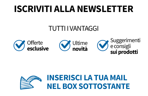 Vantaggi esclusivi per gli iscritti alla newsletter MD Webstore, per te un coupon di 10 euro. Inserisci la tua email nel campo sottostante
